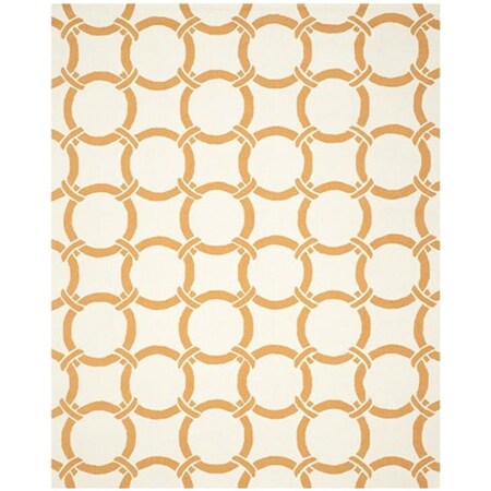 Safavieh Four Seasons Hand Hooked Rectangle Rug- Ivory - Brown- 8 x 10 ft. FRS243L-8